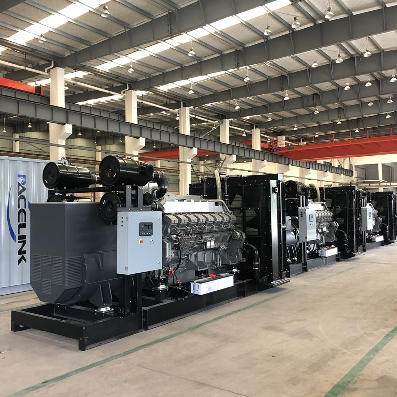 Open Type 1800kVA Mitsubishi powered diesel generator with CE/ISO certificate - Image 2