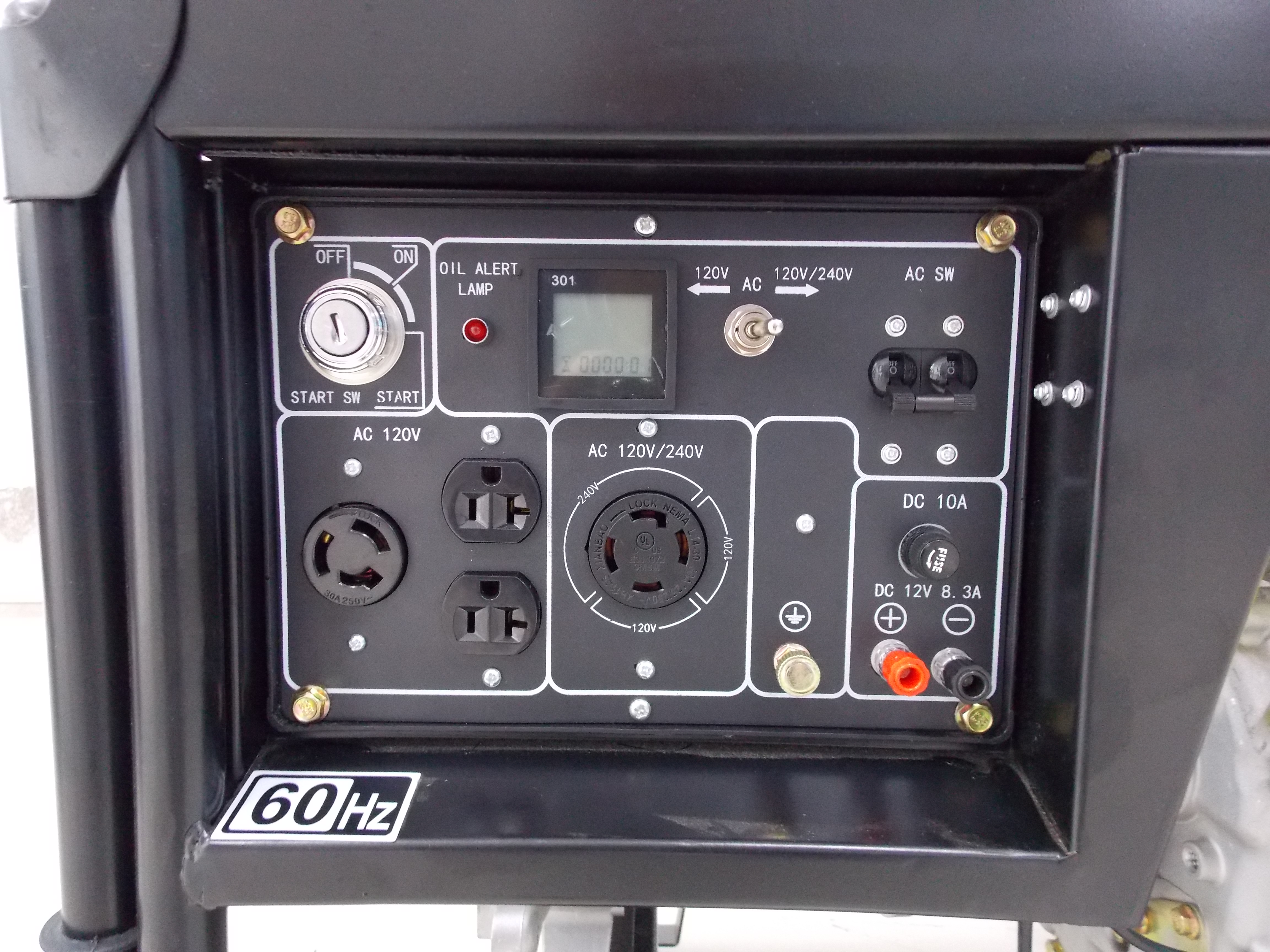 Electric Start Open Type Diesel Generator