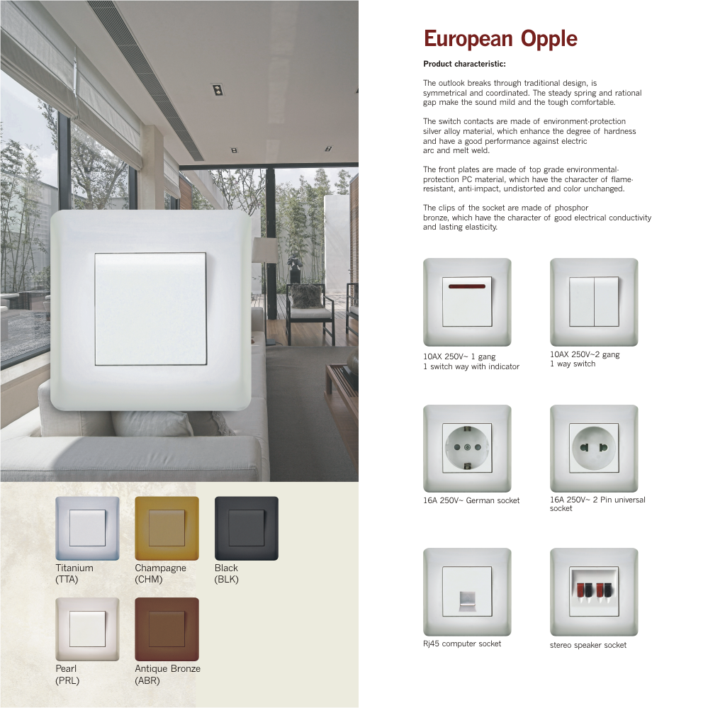 Opple European switch and socket - Image 2