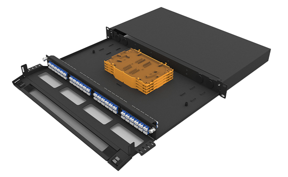 1U Rack Mount Fiber Optic Distribution Frame