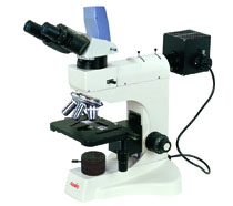Laboratory Microscope with Binocular Eyepieces