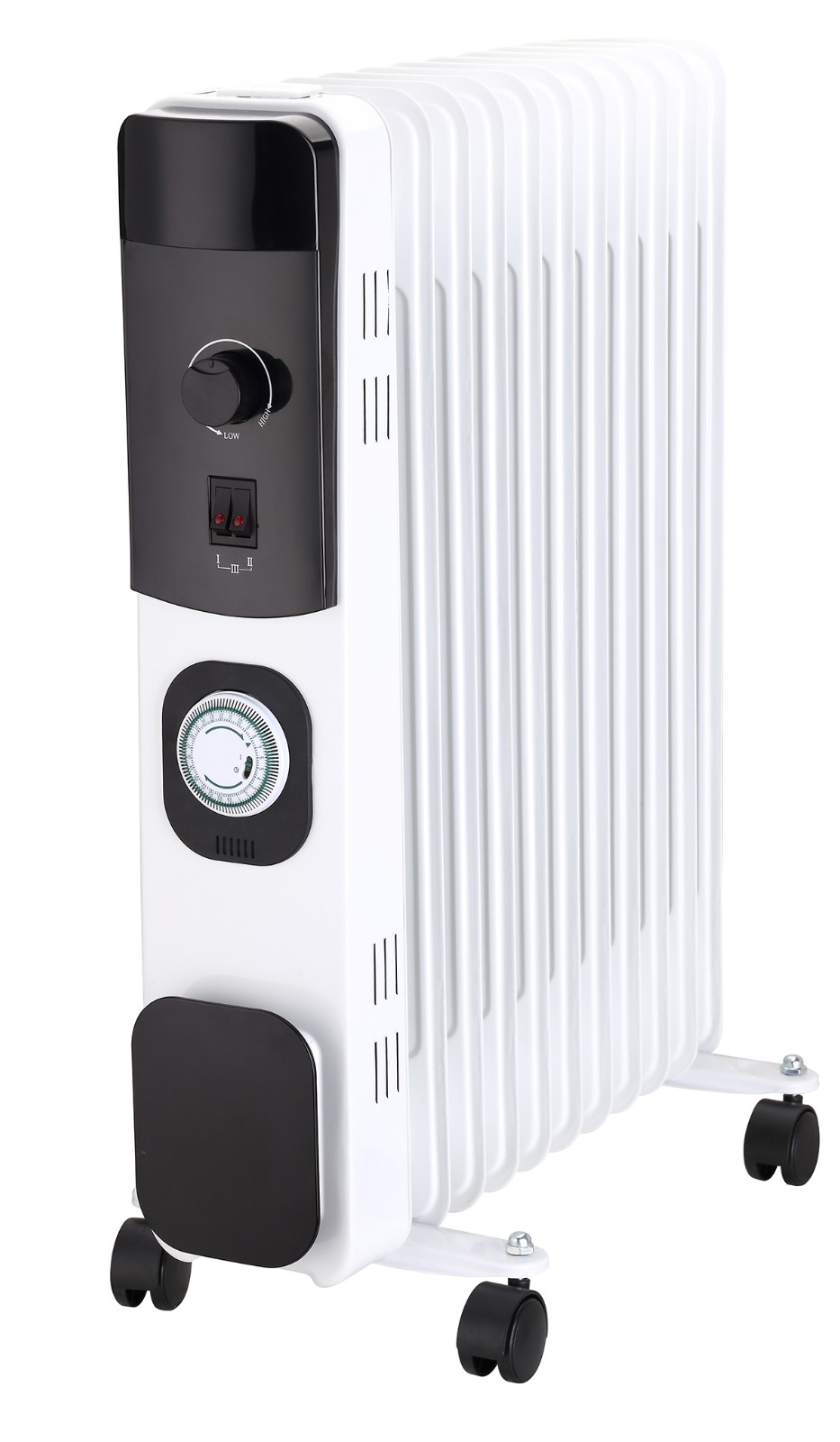 Portable Oil-Filled Radiator Heater with Adjustable Settings