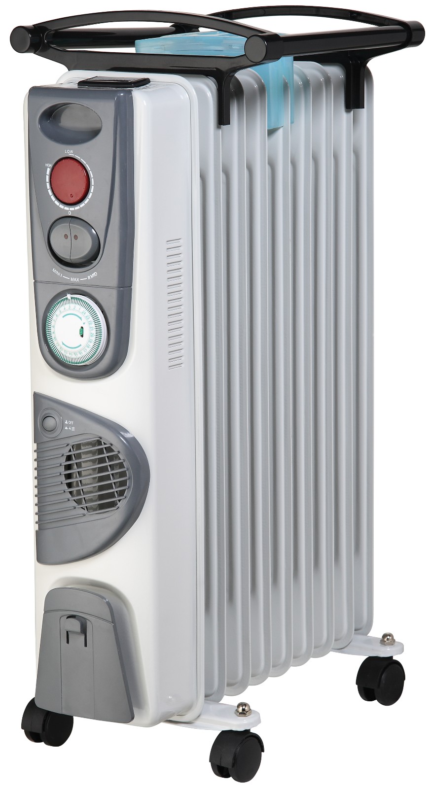 Oil-Filled Radiator Heater with Adjustable Settings