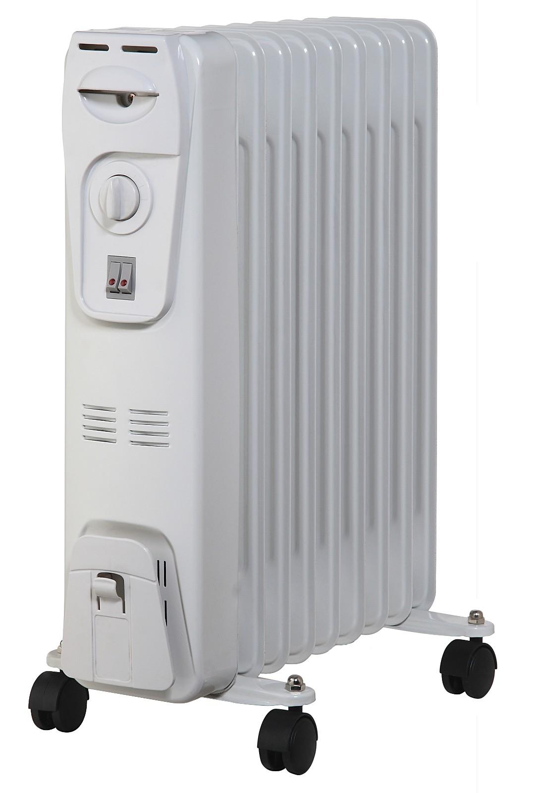 Oil-Filled Space Heater with Adjustable Thermostat