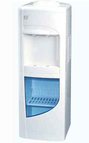 Freestanding Top-Loading Water Dispenser with Storage