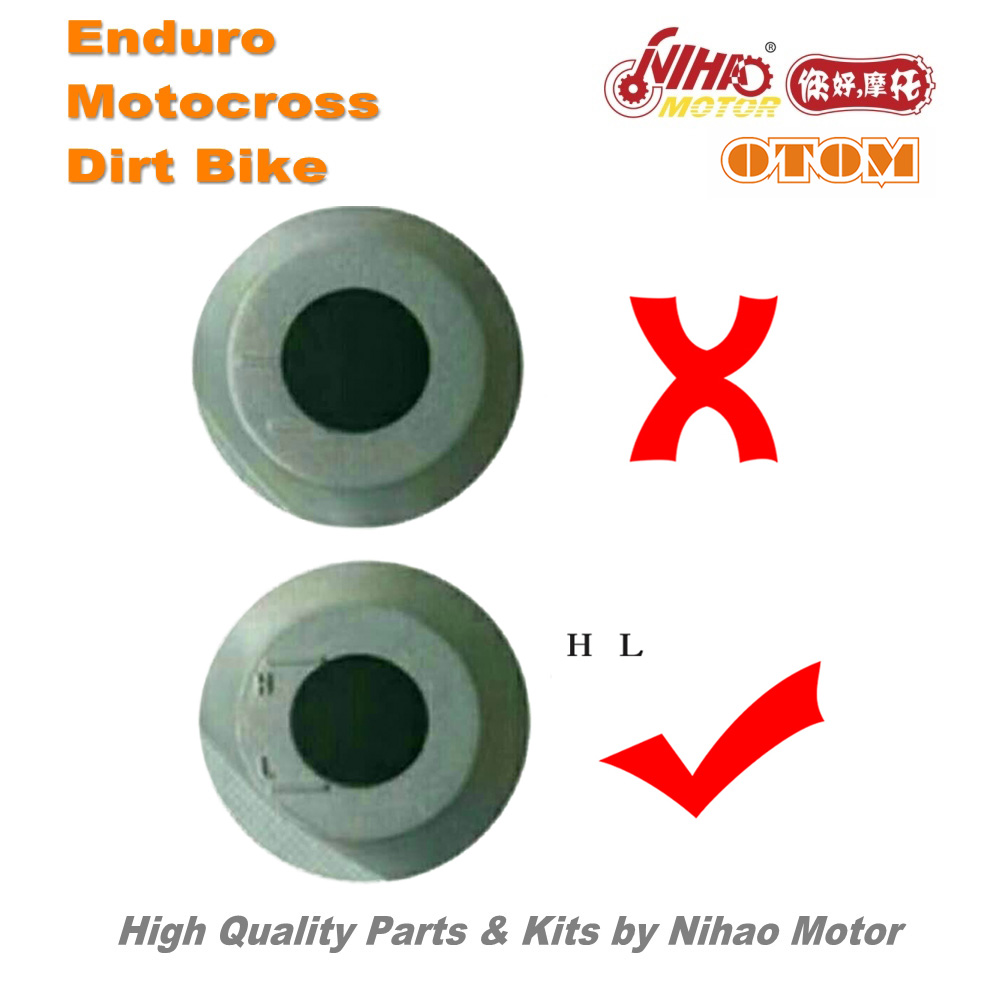 Engine cover components with orientation markings.