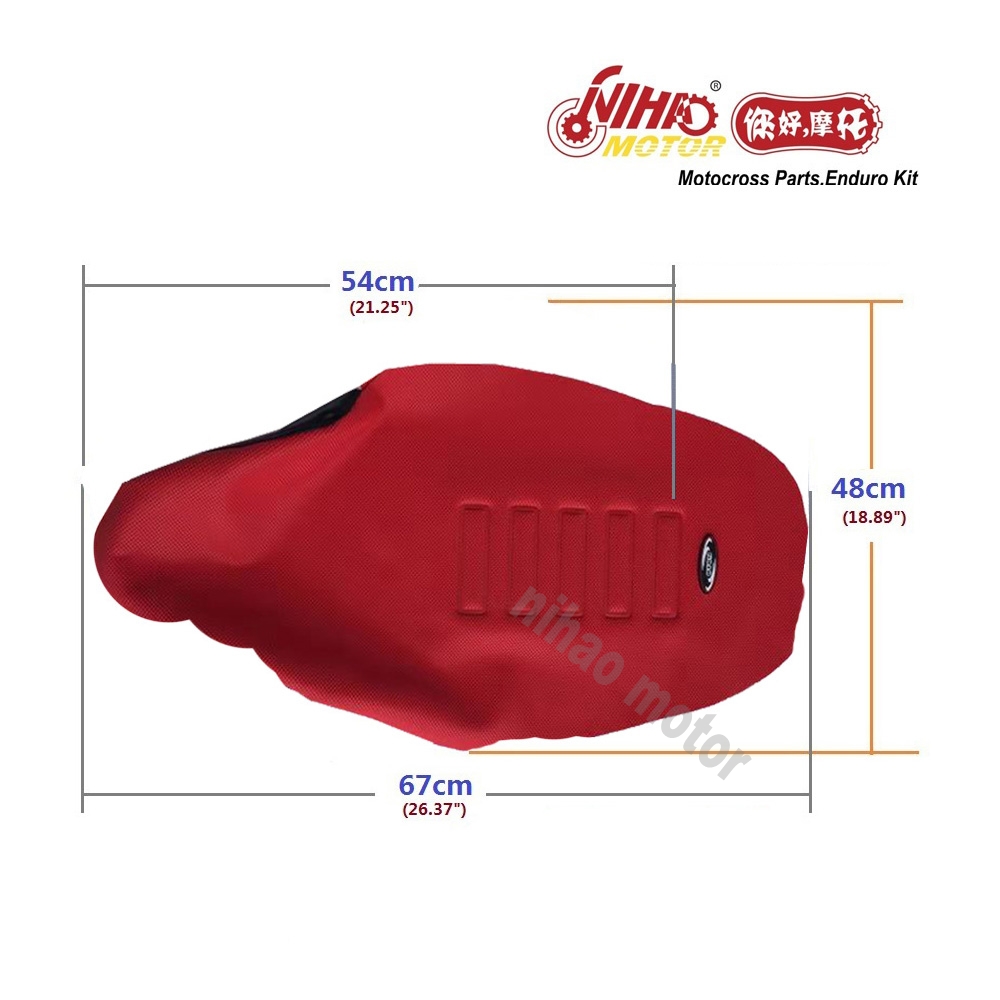 Universal Anti-Slip Motocross Seat Cover for 76cm Dirt Bikes