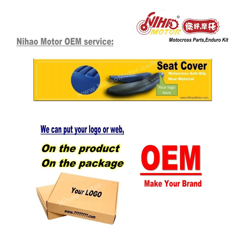 Customization options for branding on seat covers