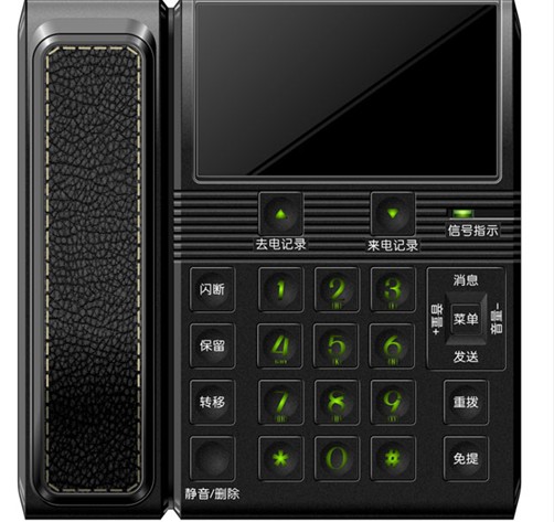 Corded Desk Telephone with Digital Display