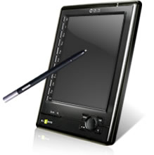 Portable Tablet Device with Touchscreen