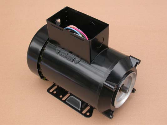Electric Motor with Terminal Box and Pulley