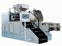 Industrial Extrusion Machine with Hopper and Control Panel