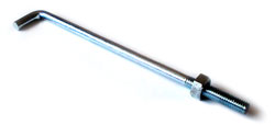 Assorted Fastener Set with Rods, Bolts, Rivets and Pins