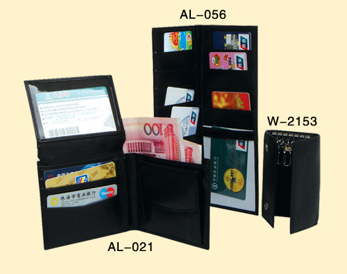 Leather Wallet and Key Case Set