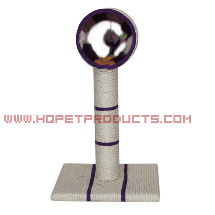 Sisal Cat Scratching Post with Toy Ball