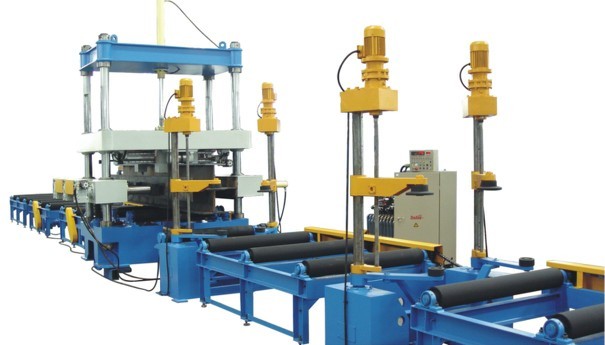 Hydraulic Press System with Roller Conveyor