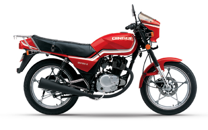 Classic Motorcycle with Chrome Accents