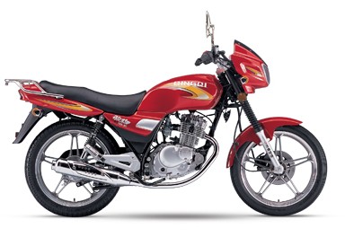 Urban Commuter Motorcycle with Step-Through Frame