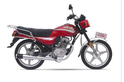 Classic Motorcycle with Luggage Rack
