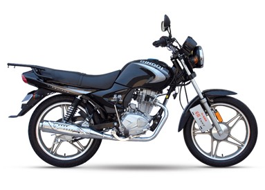 Commuter Motorcycle with Luggage Rack