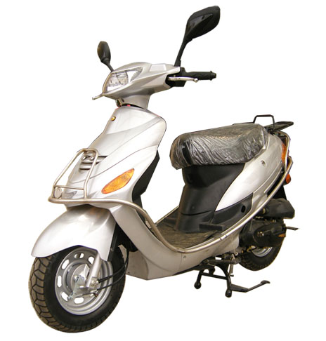 Retro Style Step-Through Scooter