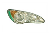 Motorcycle Headlight Assembly with Turn Signals