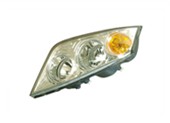 Motorcycle Headlight Assembly with Turn Signal