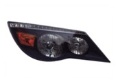 Motorcycle Headlight Assembly with LED Turn Signal