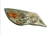 Motorcycle Headlight Assembly with Turn Signal