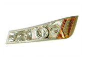 Motorcycle Headlight Assembly with Integrated Turn Signal