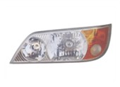 Motorcycle Headlight Assembly with Multi-Bulb Design