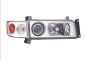 Motorcycle Headlight Assembly with Integrated Turn Signals