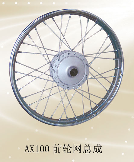 Motorcycle Spoked Wheel Assembly