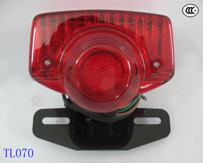 Motorcycle Tail Light Assembly with Mounting Bracket