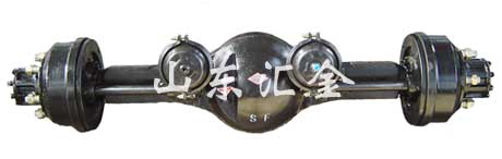Motorcycle Axle Assembly with Differential Housing