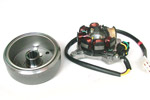Motorcycle Stator and Flywheel Assembly