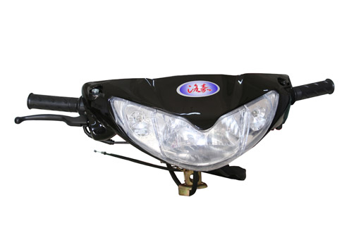 Motorcycle Handlebar Assembly with Integrated Controls