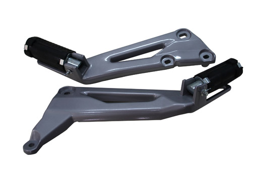 Motorcycle Foot Pegs with Rubber Sleeves