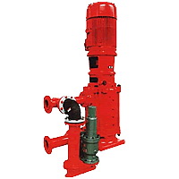 Vertical Inline Fluid Transfer Pump