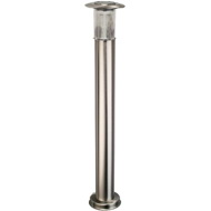 Stainless Steel Pathway Bollard Light with Ribbed Diffuser