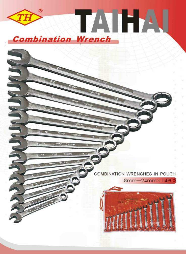 Combination Wrench Set with Pouch