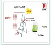Aluminum Stepladder with Steel Platform