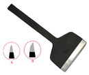 Scraping and Striking Tool with Long Handle