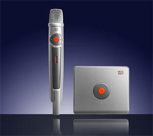 Wireless Karaoke Microphone System with Base Station
