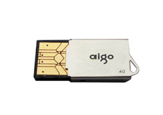 4GB USB 2.0 Flash Drive with Retractable Connector