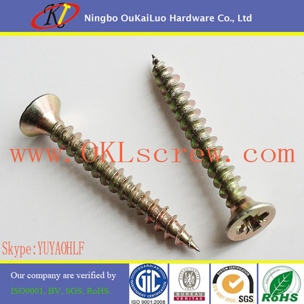Brass Countersunk Head Wood Screw