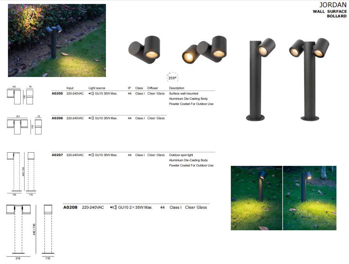 Modern Outdoor LED Garden Light