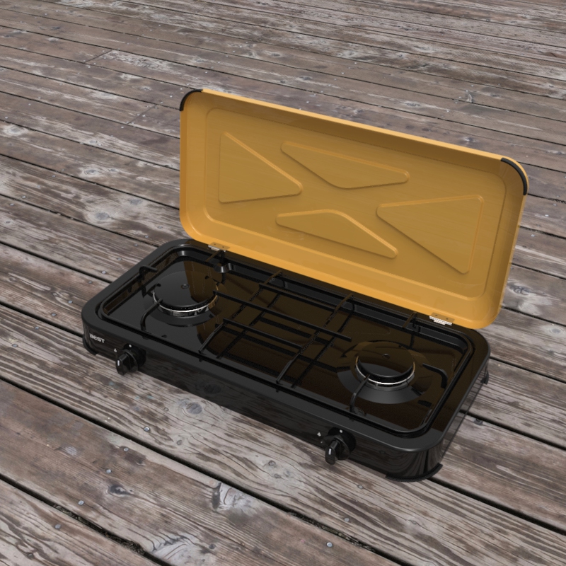Portable Dual Burner Gas Stove