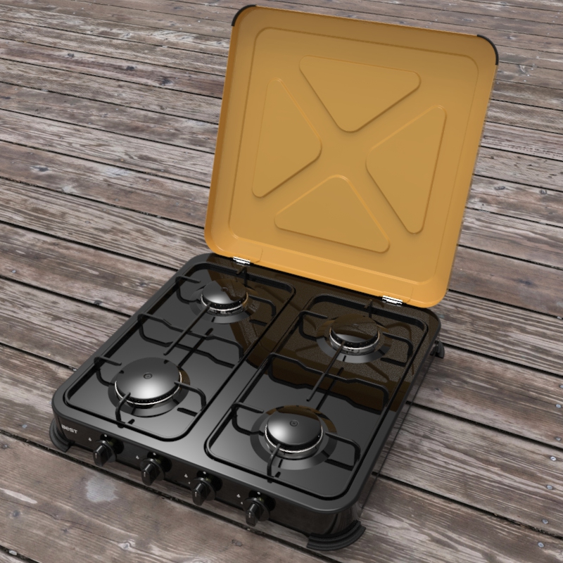 Four-Burner Outdoor Gas Stove