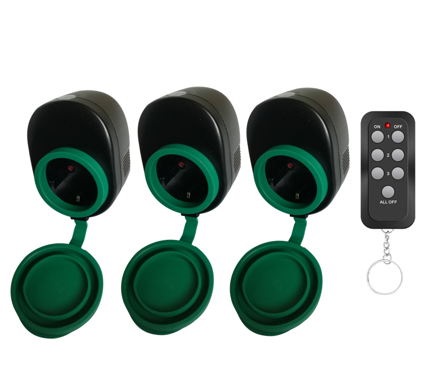 IP44 Waterproof Outdoor Remote Control Socket